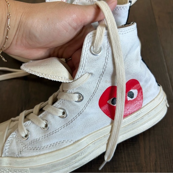 ⛔️SOLD⛔️Converse x Comme des Garçons high top sneakers - Picture 6 of 8